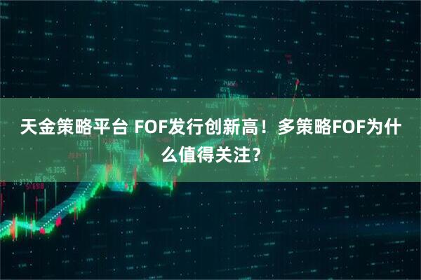 天金策略平台 FOF发行创新高！多策略FOF为什么值得关注？