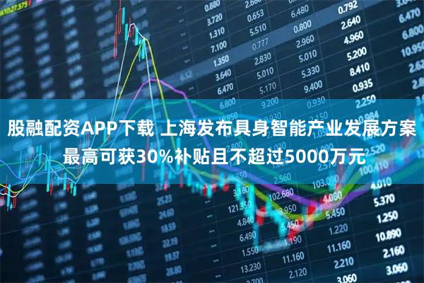 股融配资APP下载 上海发布具身智能产业发展方案 最高可获30%补贴且不超过5000万元